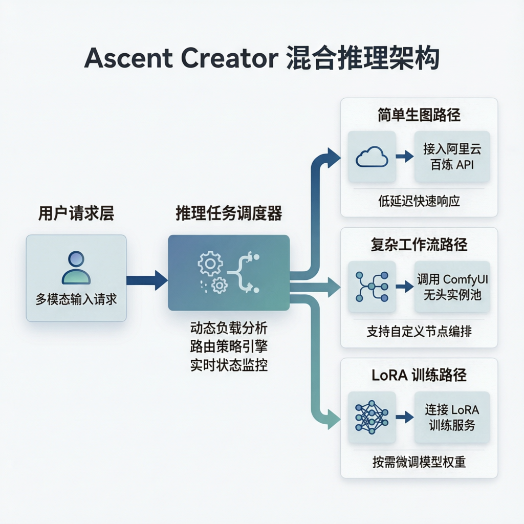 混合推理架构图